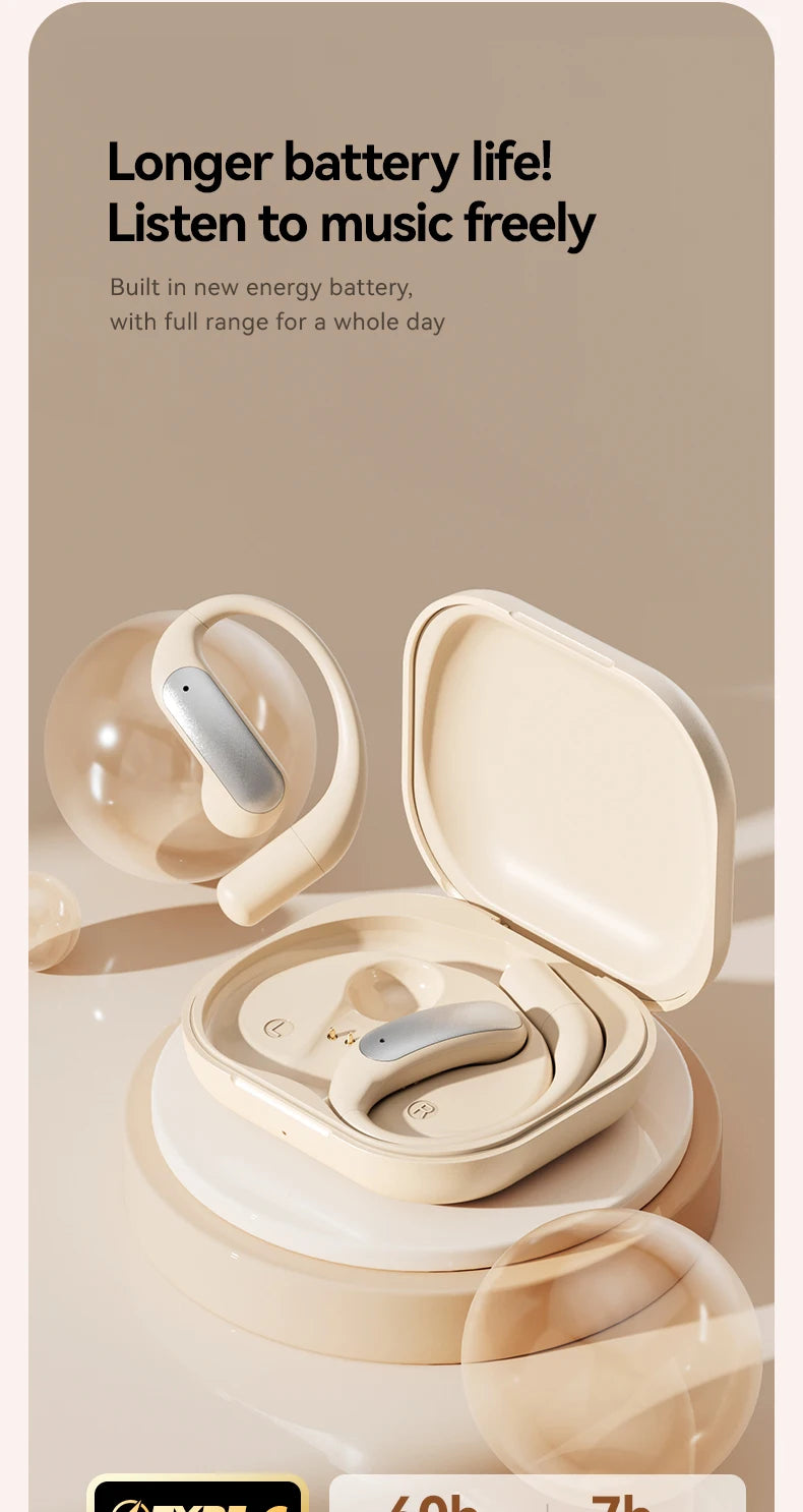 Wireless ANC Bluetooth Earphones with Real-time Translation