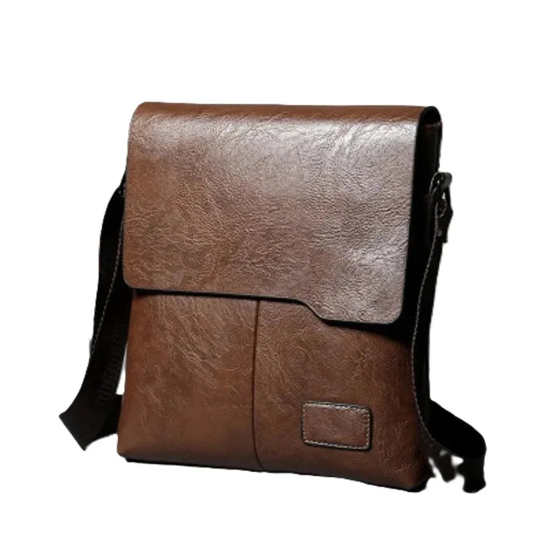 Lightweight PU Leather Messenger Bag | Stylish Business Accessory