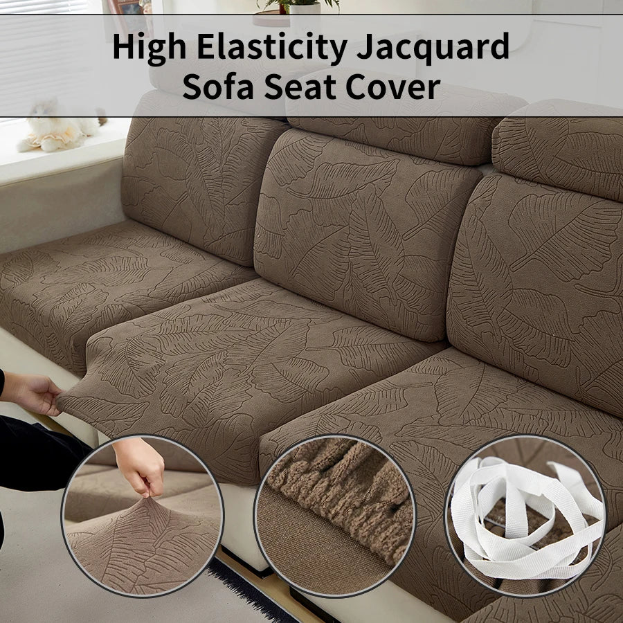 High Elastic Jacquard Sofa Cushion Cover | Pet-Friendly Protector