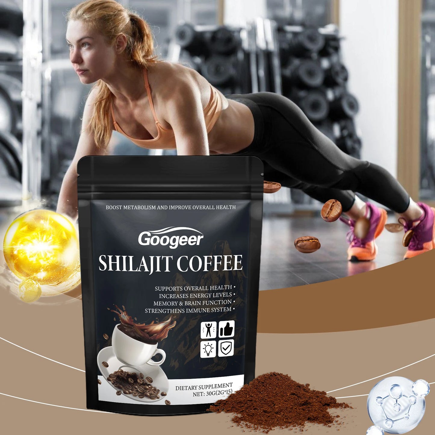 Instant Coffee for Energy & Weight Management | Low-Sugar Formula