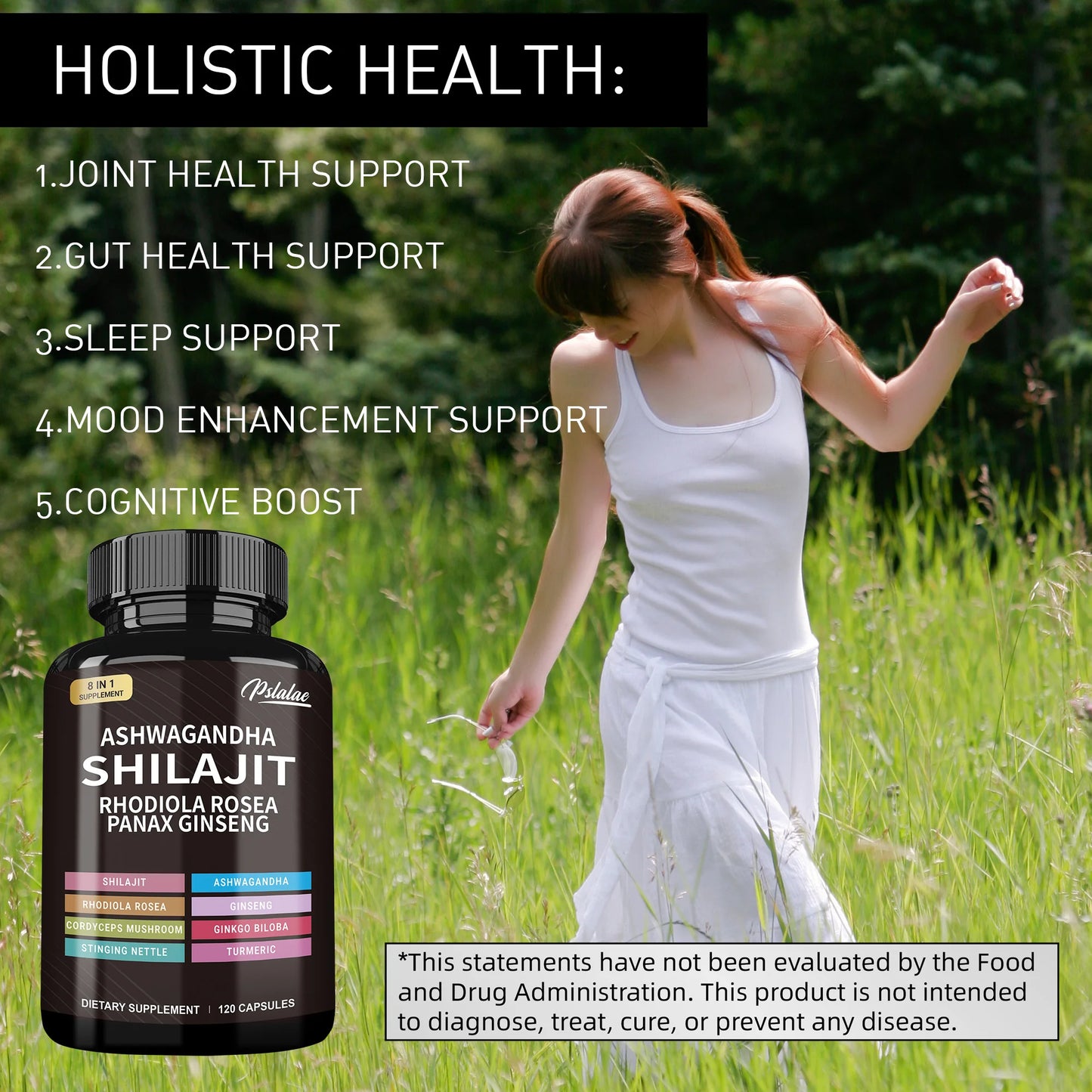 Energy-Boosting Herbal Supplement with Shilajit & Ginseng