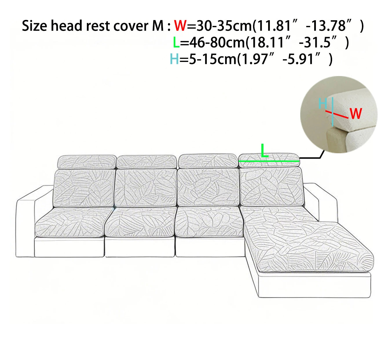 High Elastic Jacquard Sofa Cushion Cover | Pet-Friendly Protector