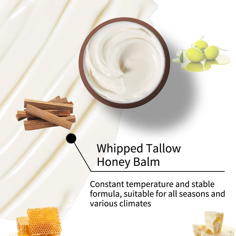 Moisturizing Whipped Tallow Cream | Nourishing Skin Care Lotion