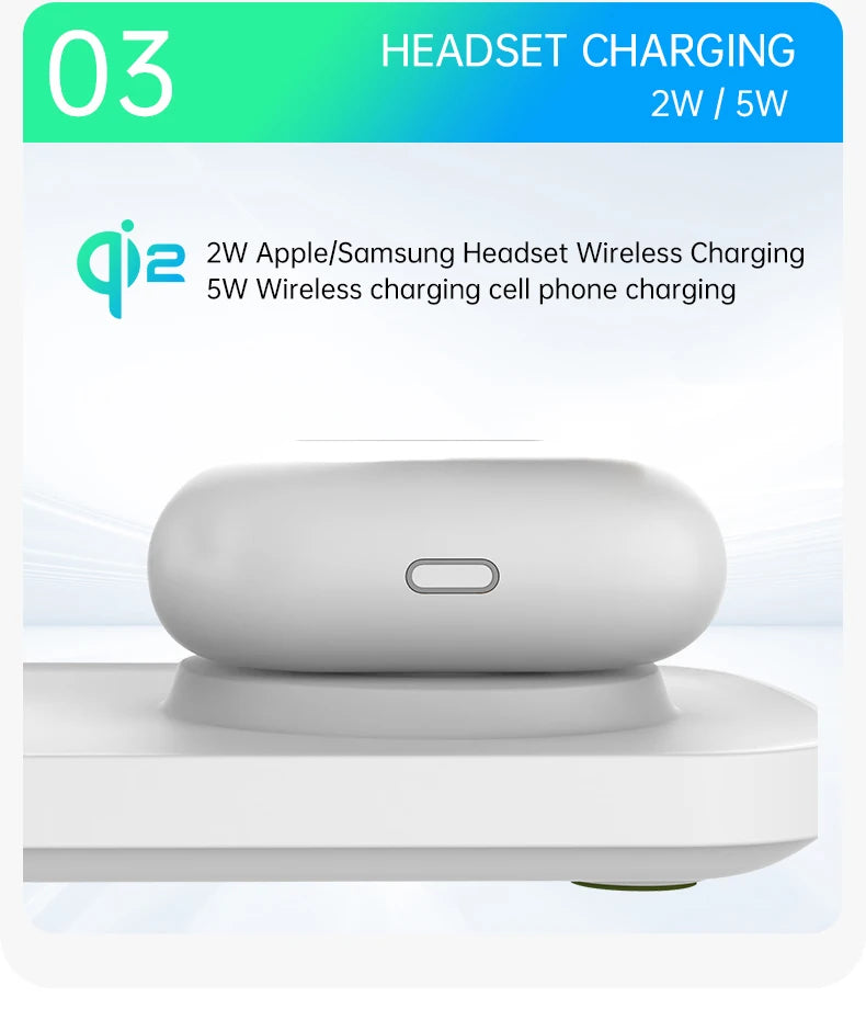 3-in-1 Magnetic Wireless Charger | Fast Charging Stand for Apple Devices