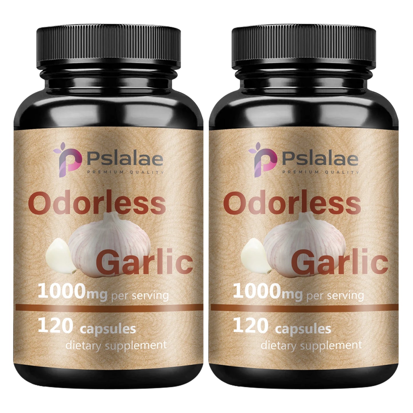 Odorless Garlic Capsules for Immune, Skin & Heart Health Support
