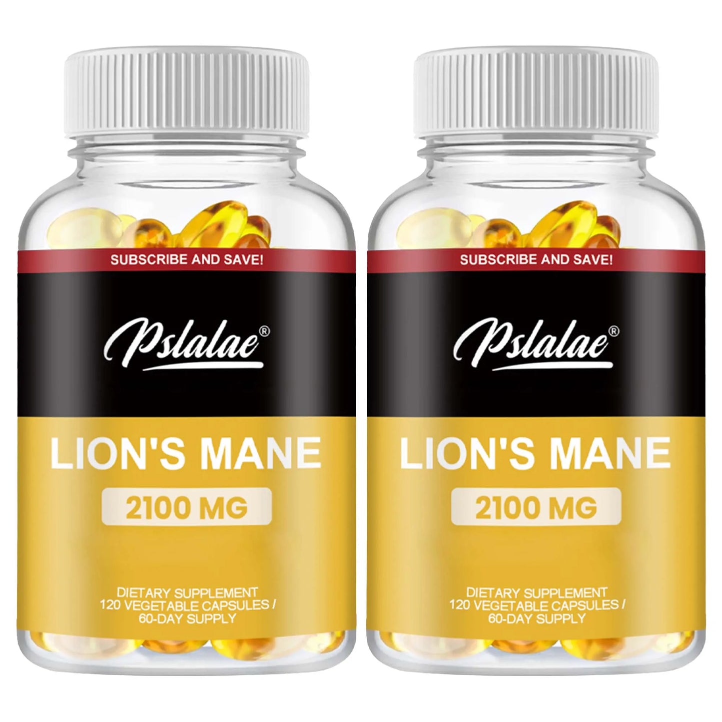Lion's Mane Capsules - Boost Brain Power & Immunity | 120 Count