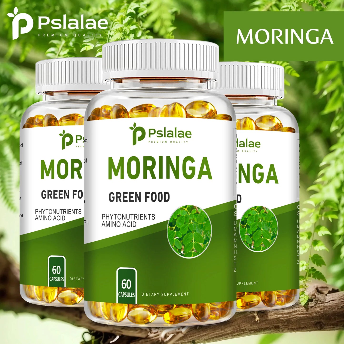 Moringa Capsules for Heart & Immune Health | 60 Count