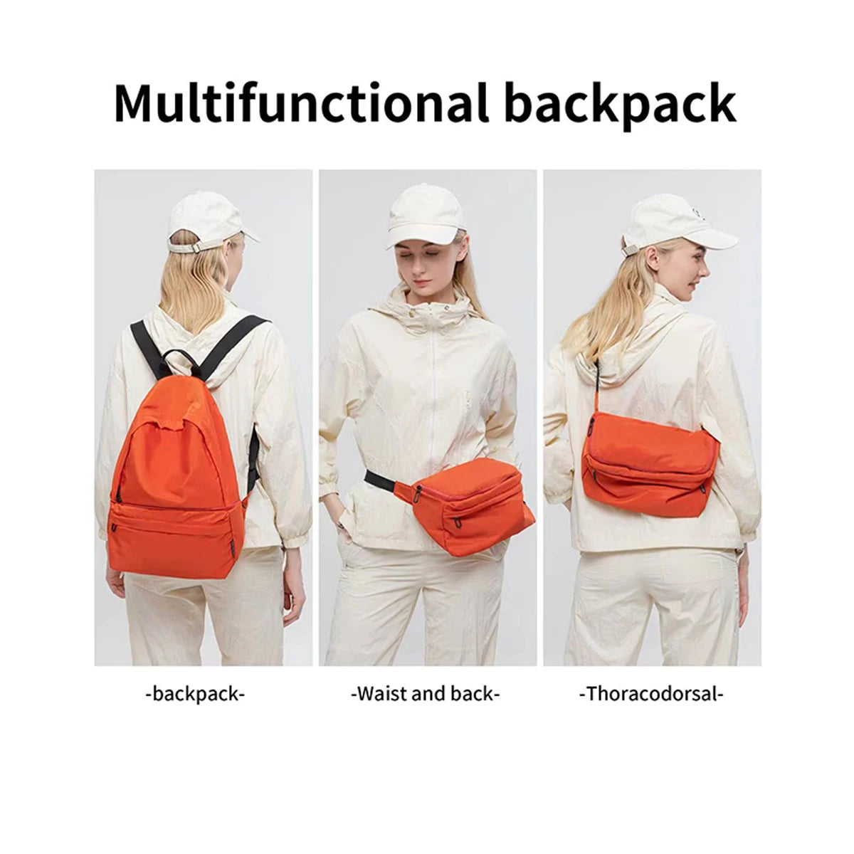Lightweight Multifunctional Backpack | Versatile Casual Crossbody Bag