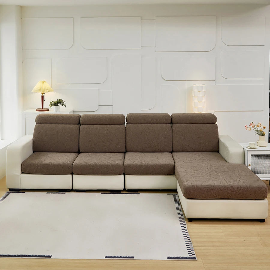 High Elastic Jacquard Sofa Cushion Cover | Pet-Friendly Protector