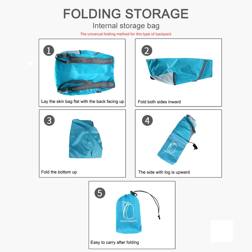 Lightweight Foldable Backpack | Portable Travel Bag for Hiking