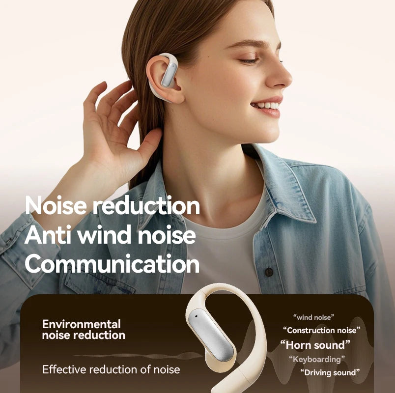 Wireless ANC Bluetooth Earphones with Real-time Translation