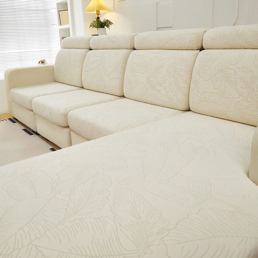 High Elastic Jacquard Sofa Cushion Cover | Pet-Friendly Protector