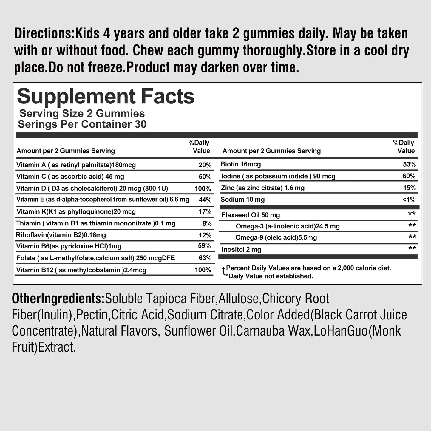 Children's Gummy Vitamins | Supports Development with Omega-3