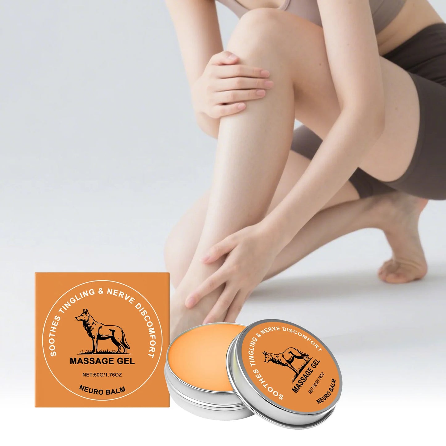 Natural Herbal Balm for Nerve Relief | Soothing Muscle Massage Cream