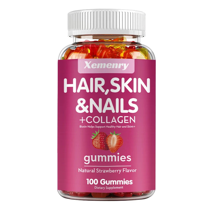 Biotin Gummies for Healthy Hair, Skin & Nails | 100 Count