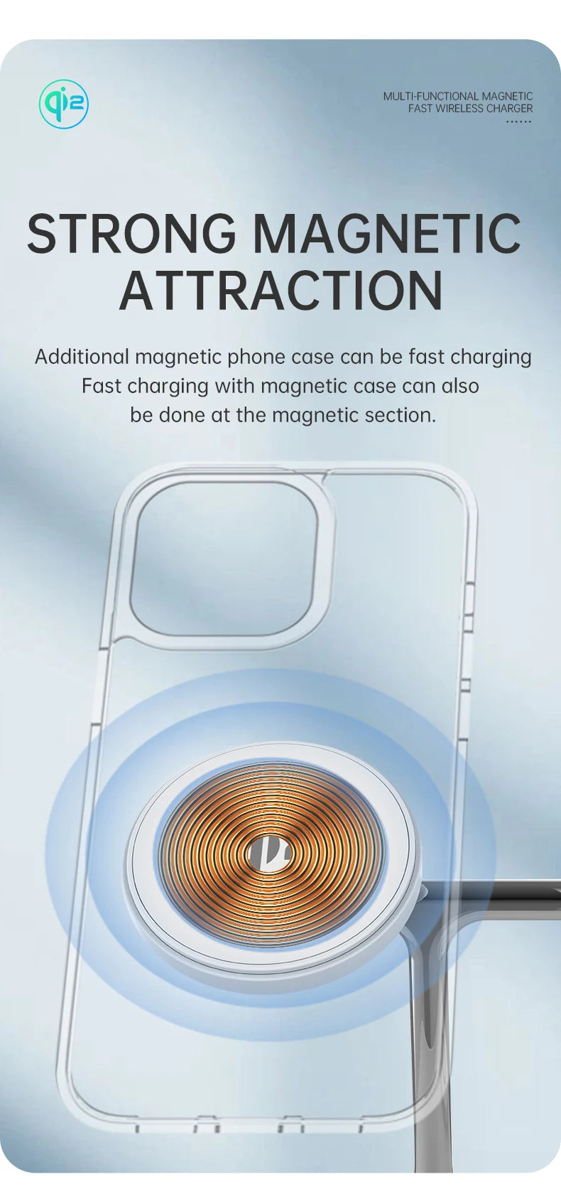 3-in-1 Magnetic Wireless Charger | Fast Charging Stand for Apple Devices