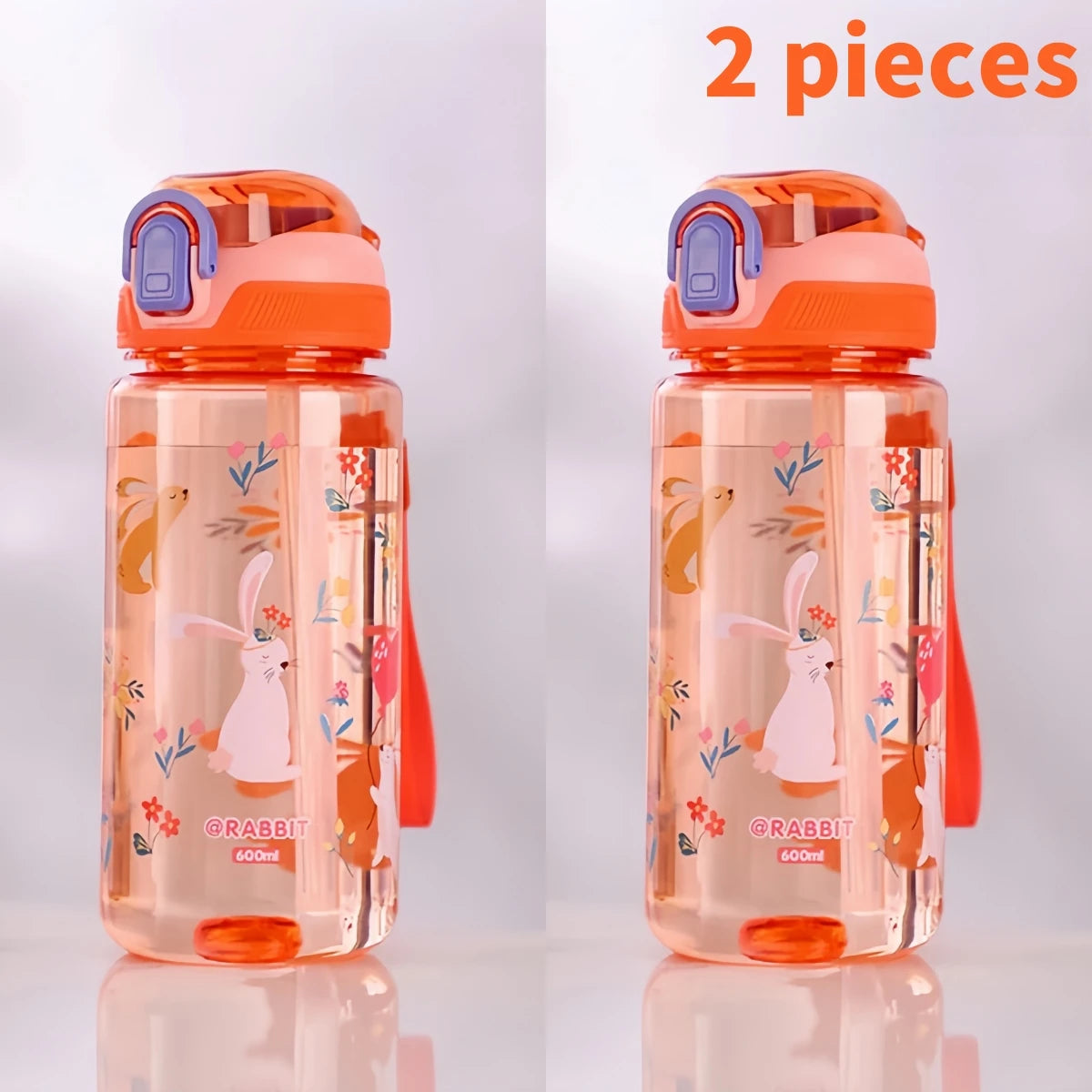 Kids Dinosaur Water Bottle | Leakproof Sippy Cups with Straw