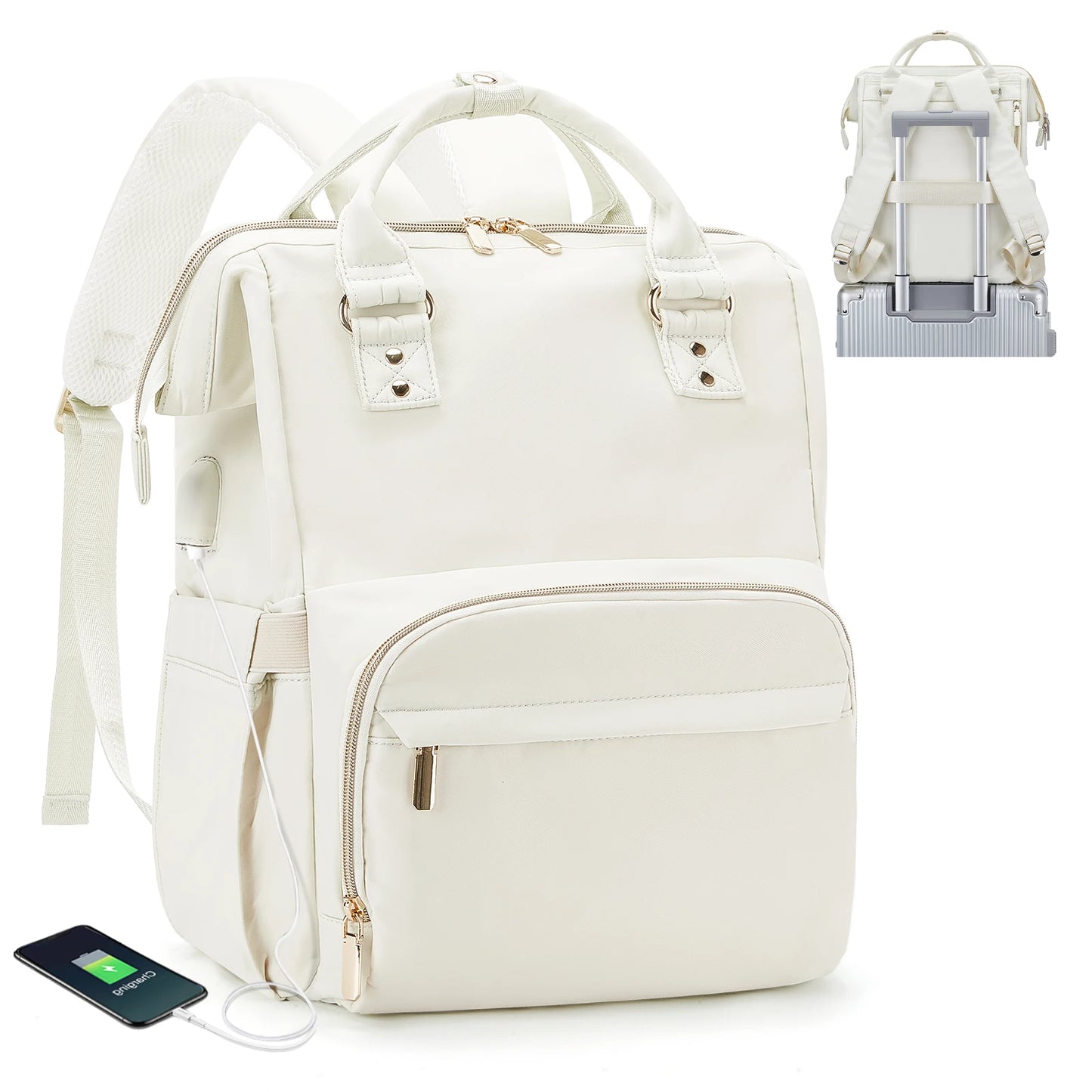 Stylish Water Resistant Laptop Backpack for Women | Perfect Travel Gear