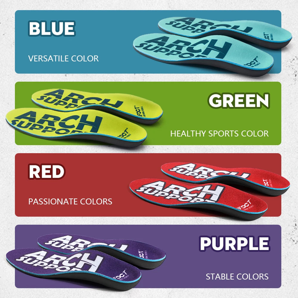 Arch Support Insoles for Flat Feet | Orthopedic Shoe Pads