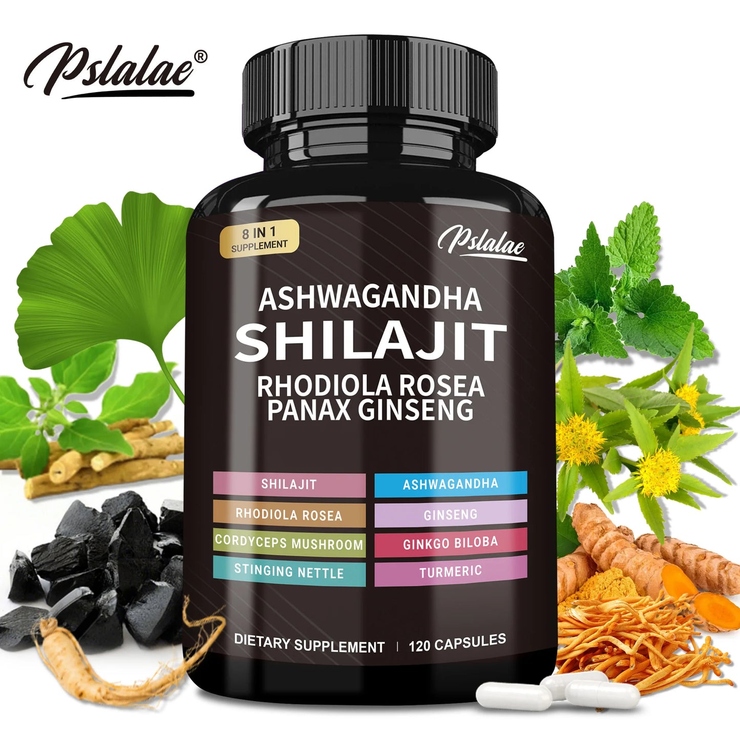 Energy-Boosting Herbal Supplement with Shilajit & Ginseng