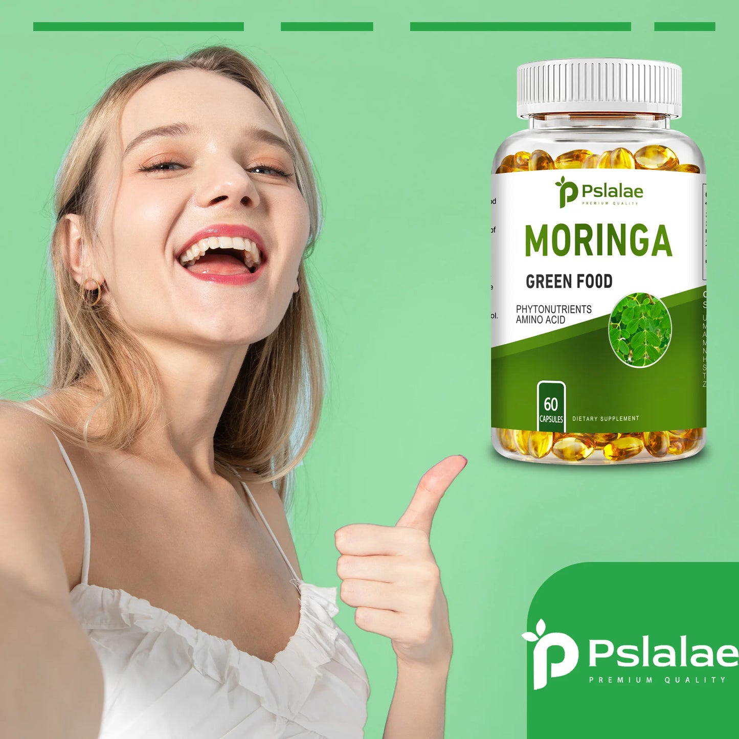 Moringa Capsules for Heart & Immune Health | 60 Count