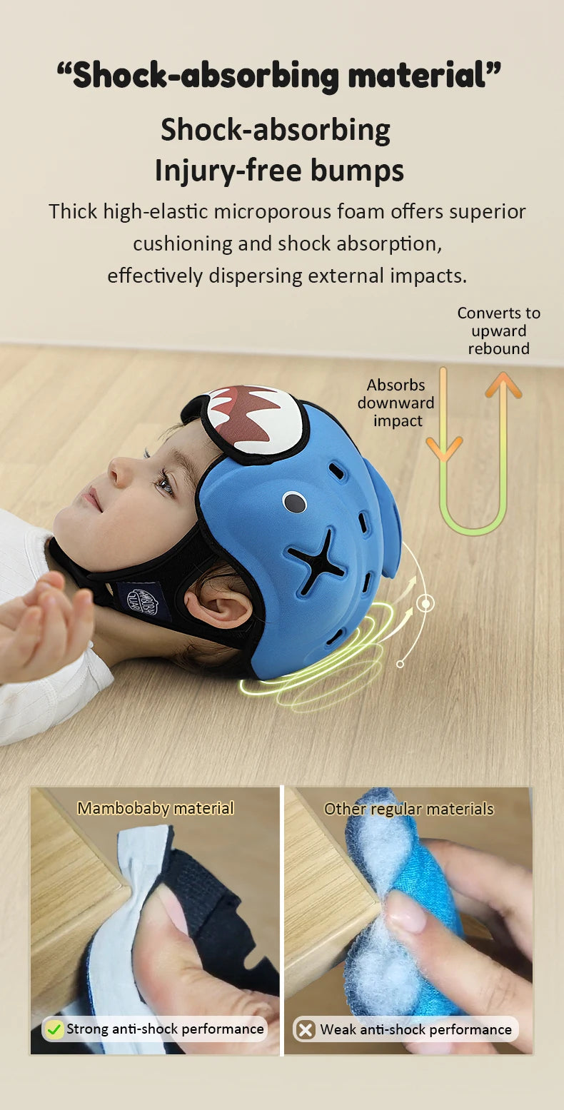 Cute Ladybug Baby Helmet | Safe Anti-Shock Headgear for Infants