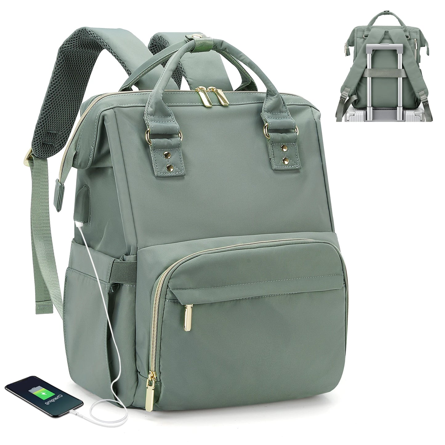 Stylish Water Resistant Laptop Backpack for Women | Perfect Travel Gear