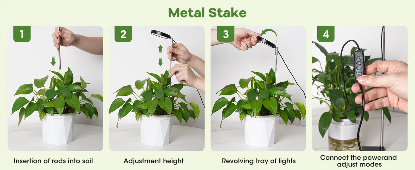 Full Spectrum LED Plant Grow Light for Indoor Gardens