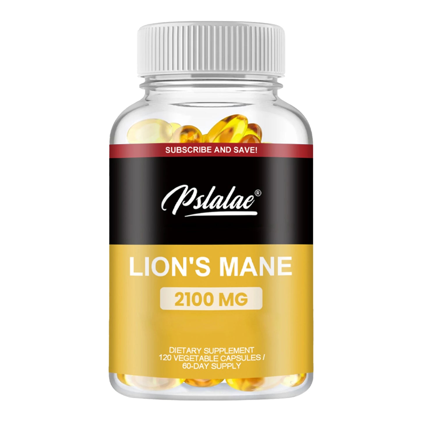Lion's Mane Capsules - Boost Brain Power & Immunity | 120 Count