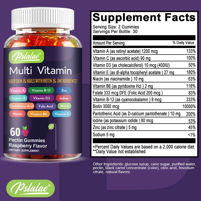 Delicious Multivitamin Gummies for Energy & Immune Support