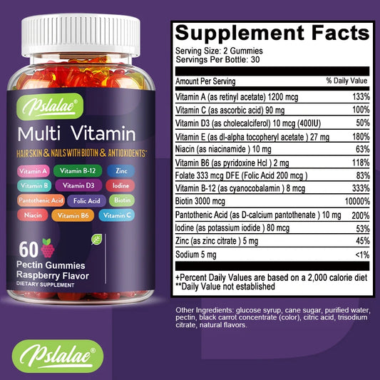Delicious Multivitamin Gummies for Energy & Immune Support
