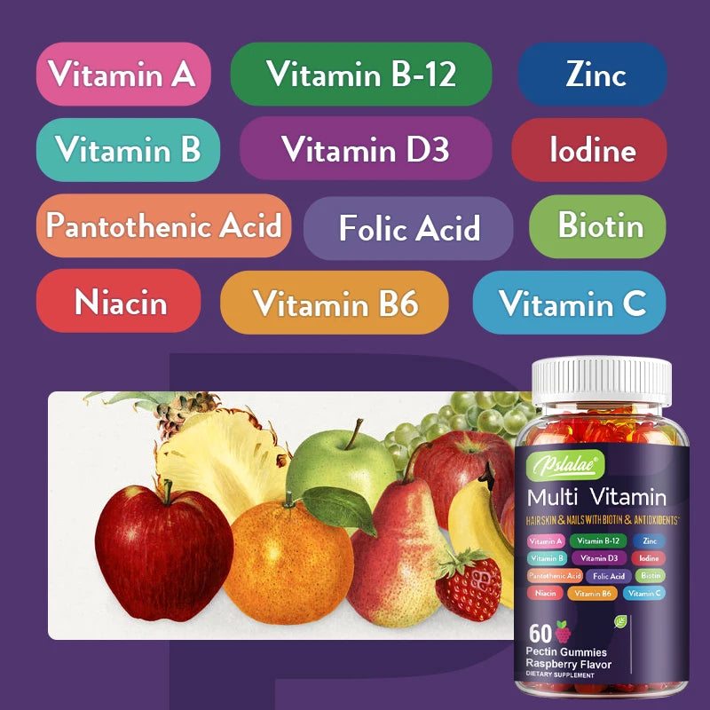 Delicious Multivitamin Gummies for Energy & Immune Support