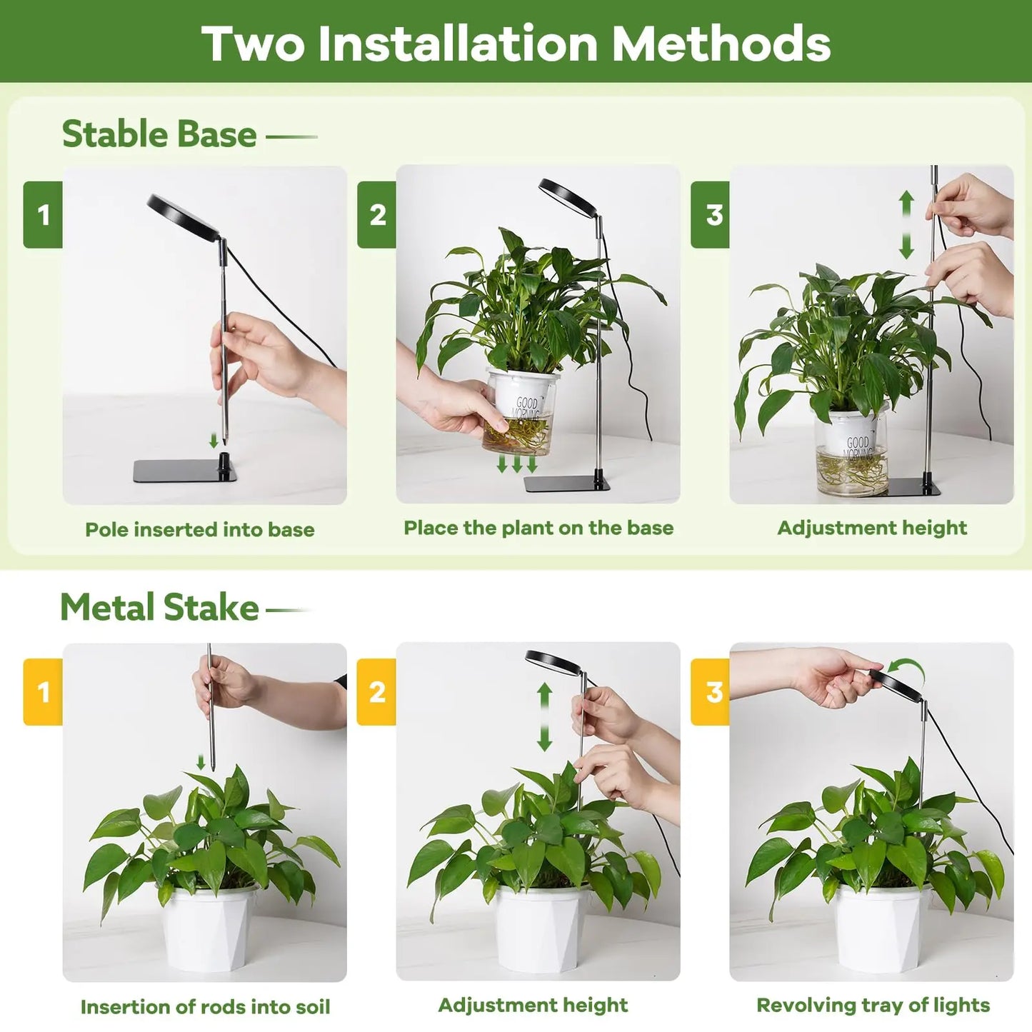 Full Spectrum LED Plant Grow Light for Indoor Gardens