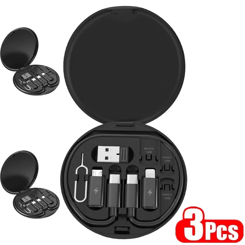 Multi USB Type C Charging Cable Kit | Fast & Versatile Adapter Set