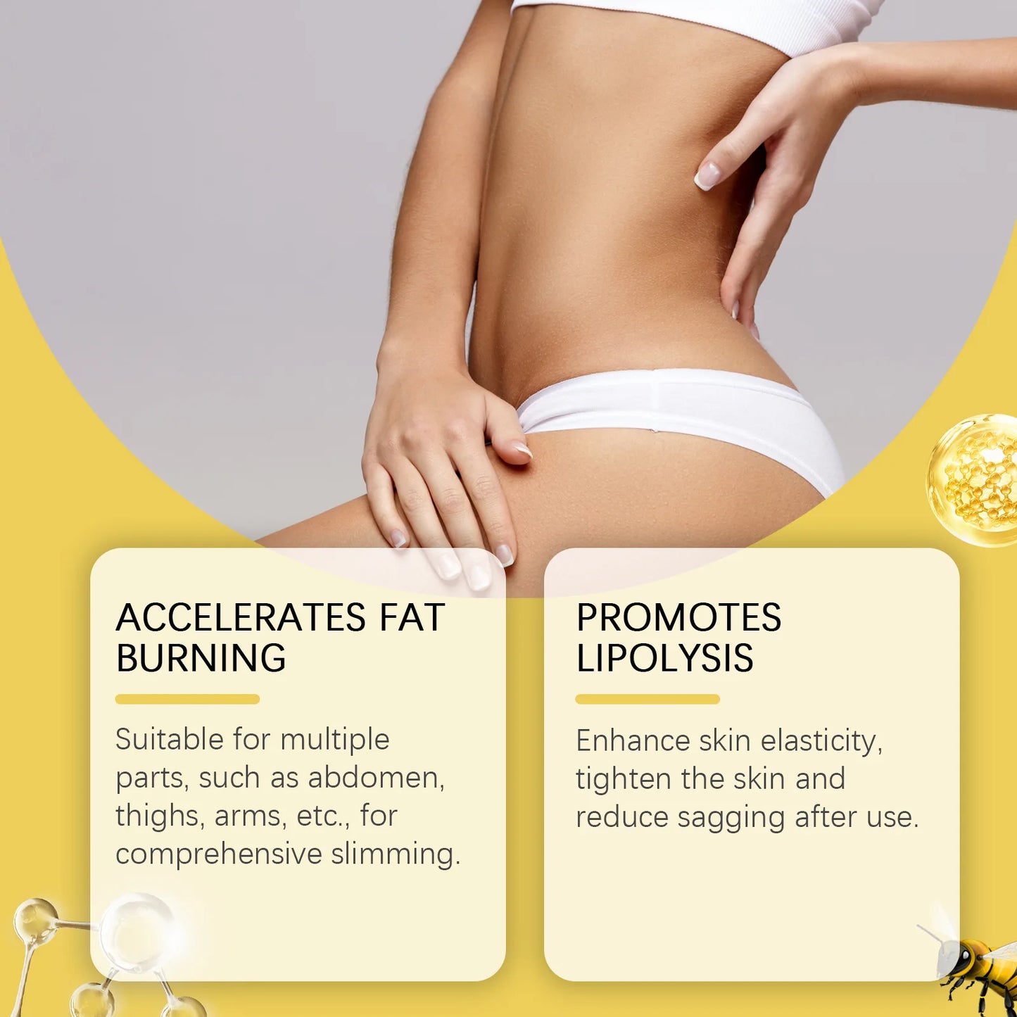 10pcs Bee Venom Body Shaping Patches for Weight Loss & Detox