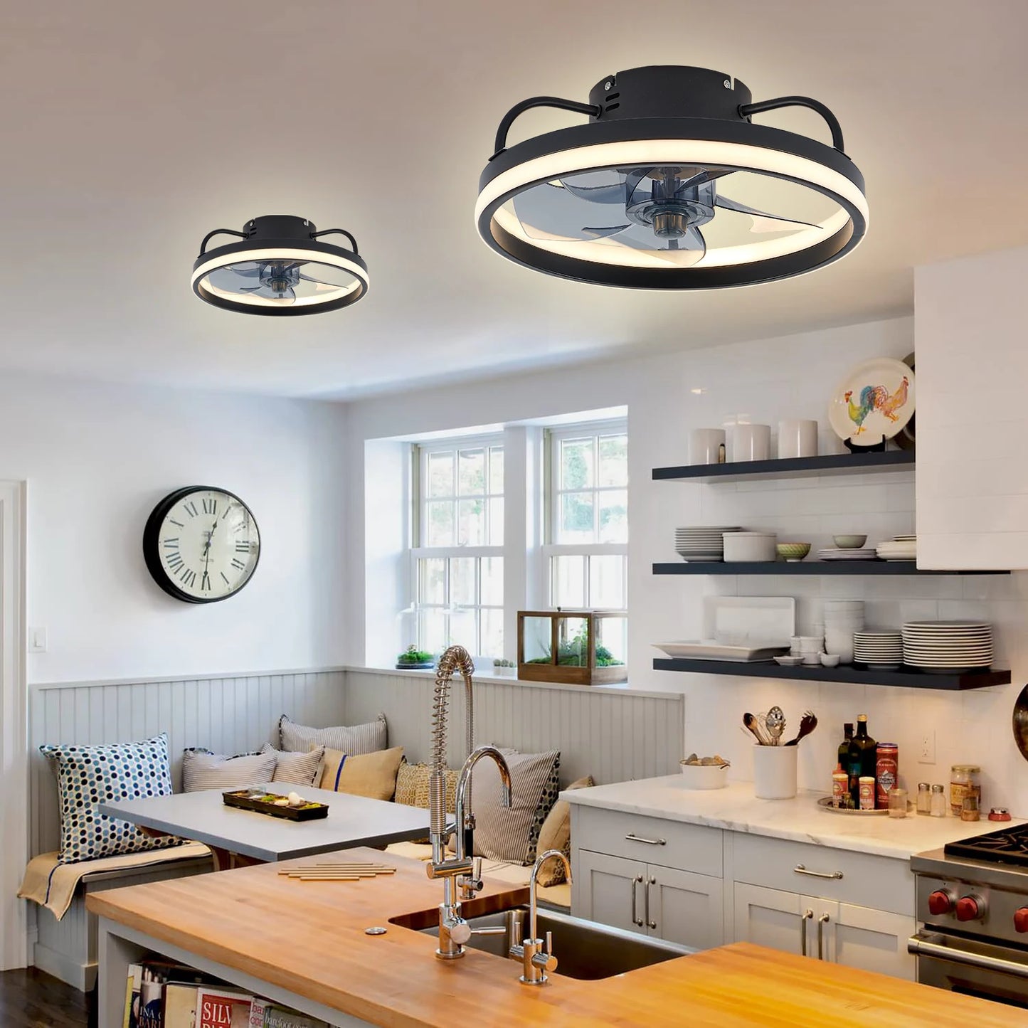 Smart Ceiling Fan with Light | Modern Silent Electric Fan