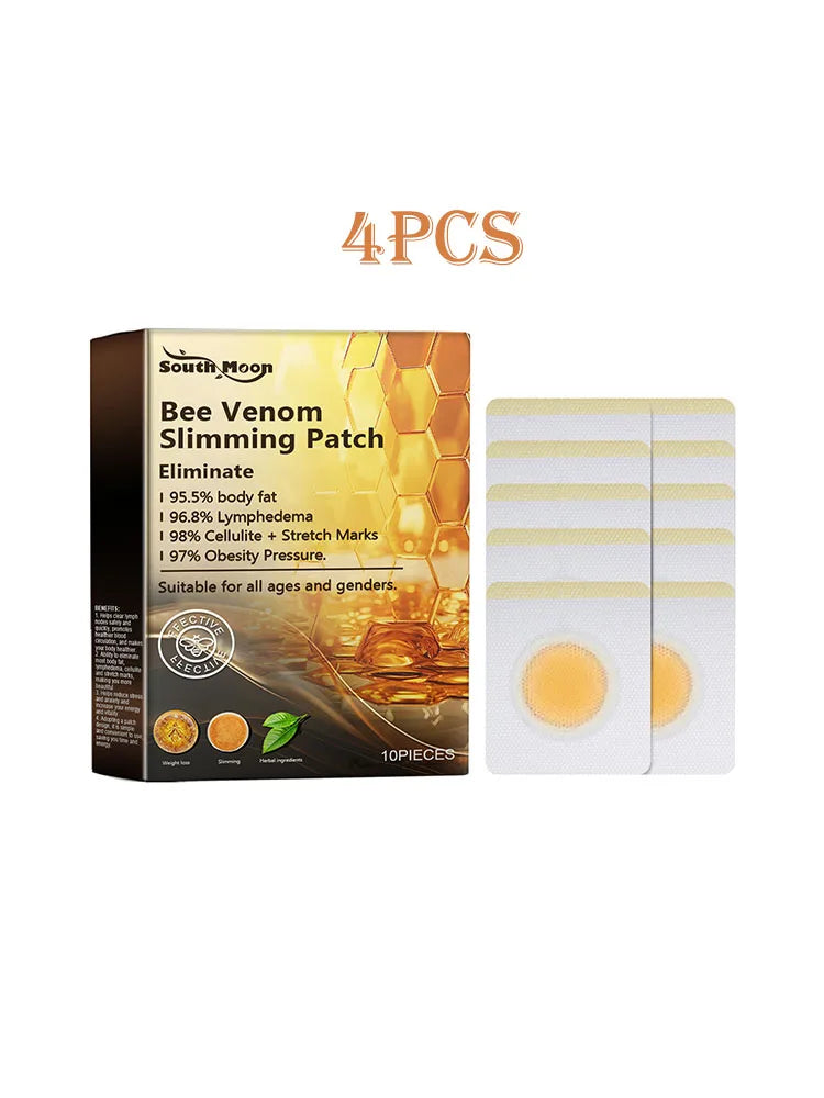 10pcs Bee Venom Body Shaping Patches for Weight Loss & Detox