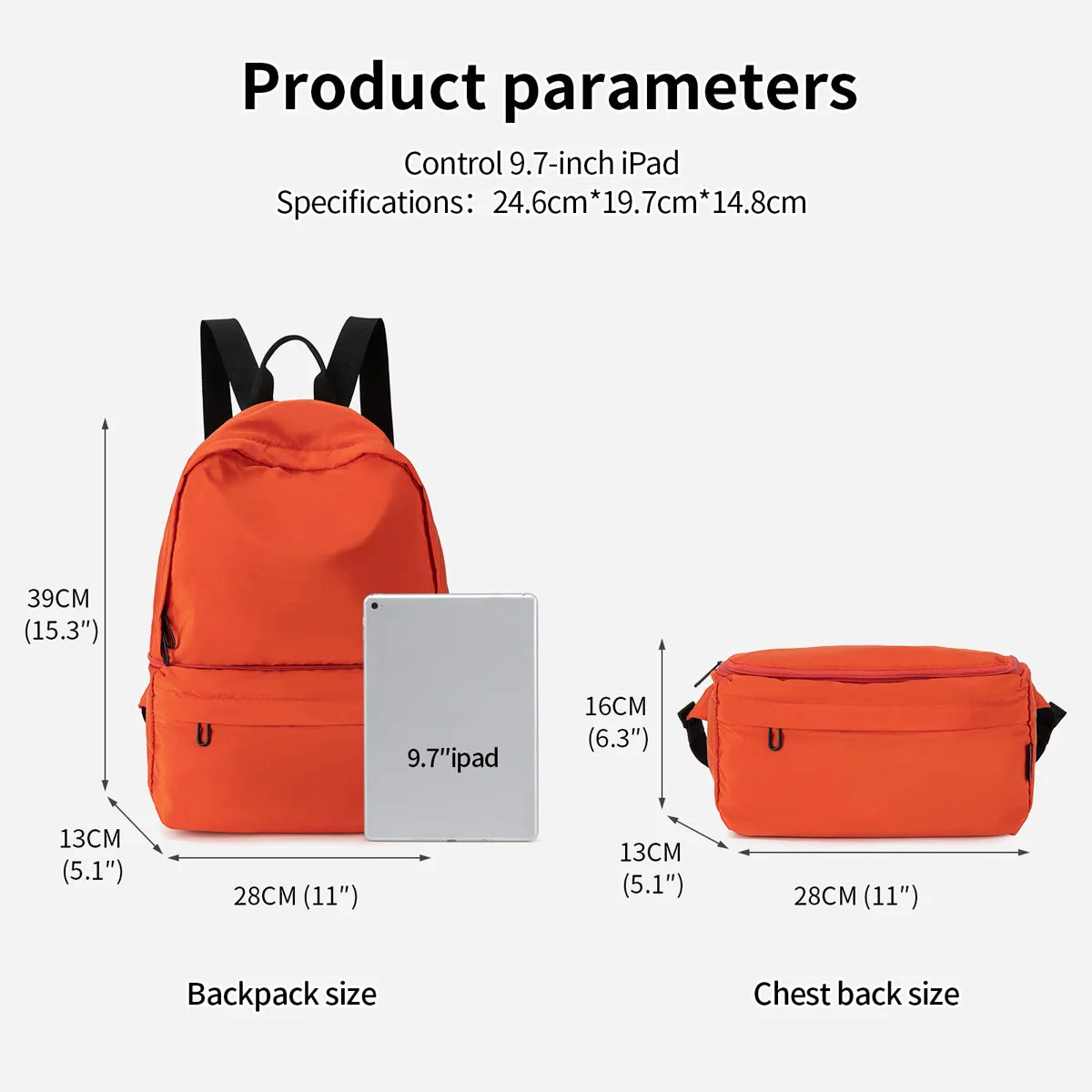 Lightweight Multifunctional Backpack | Versatile Casual Crossbody Bag