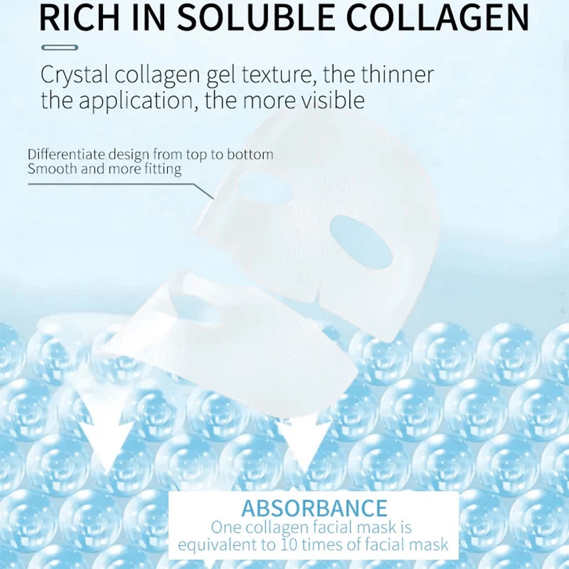 Hydrating Moisturizing Collagen Face Mask for Glowing Skin