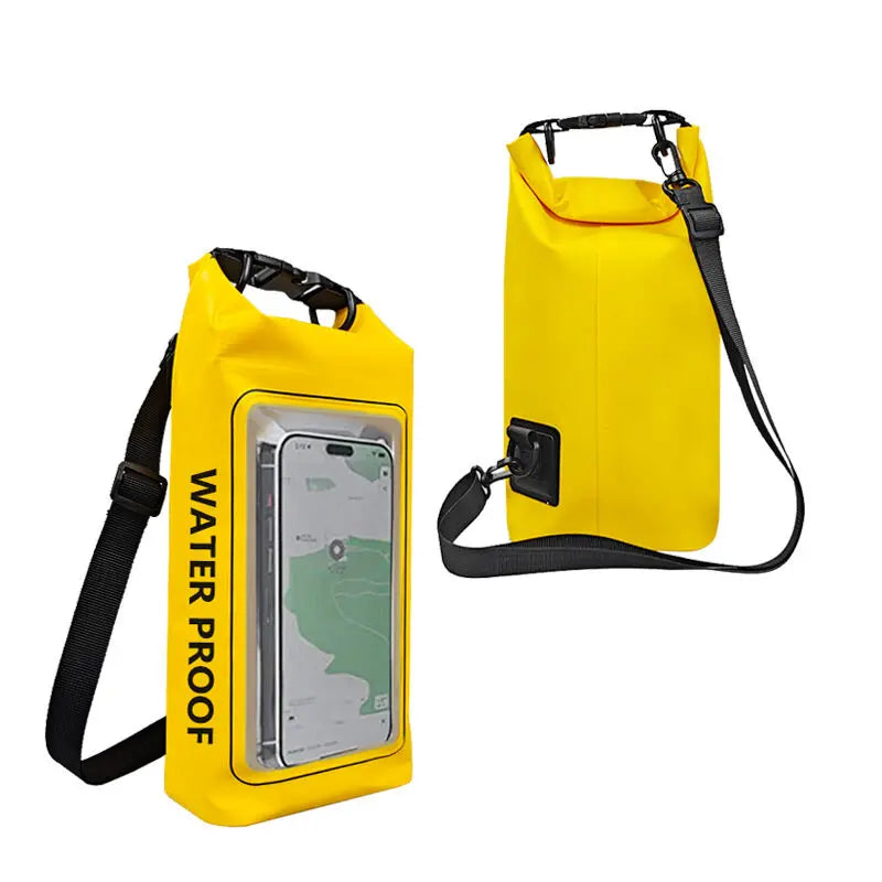 2L Waterproof Dry Bag with Touch Screen Case for Outdoor Adventures