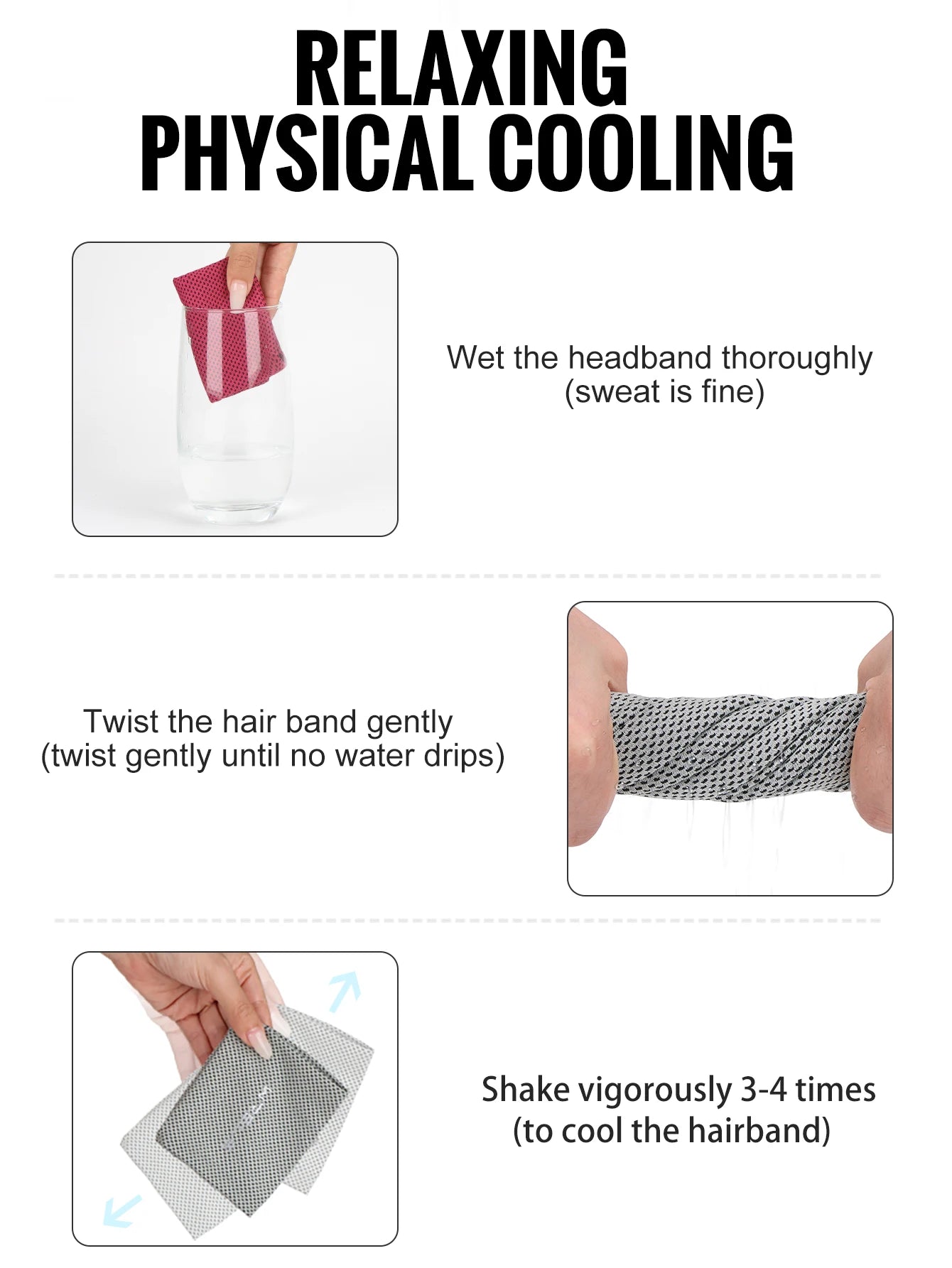 Breathable Fitness Headband | Non-Slip Sweatband for Summer Sports
