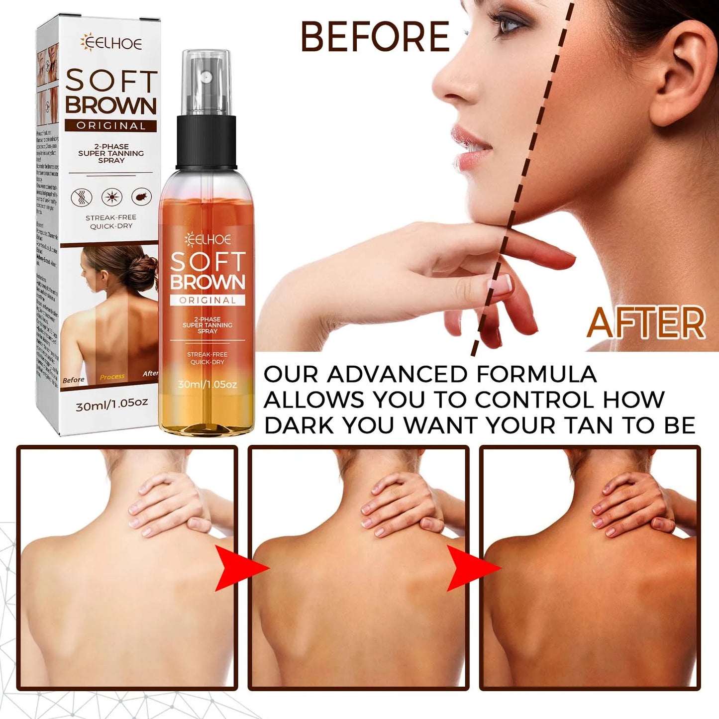 Moisturizing Body Tanning Spray for a Gorgeous Bronze Glow