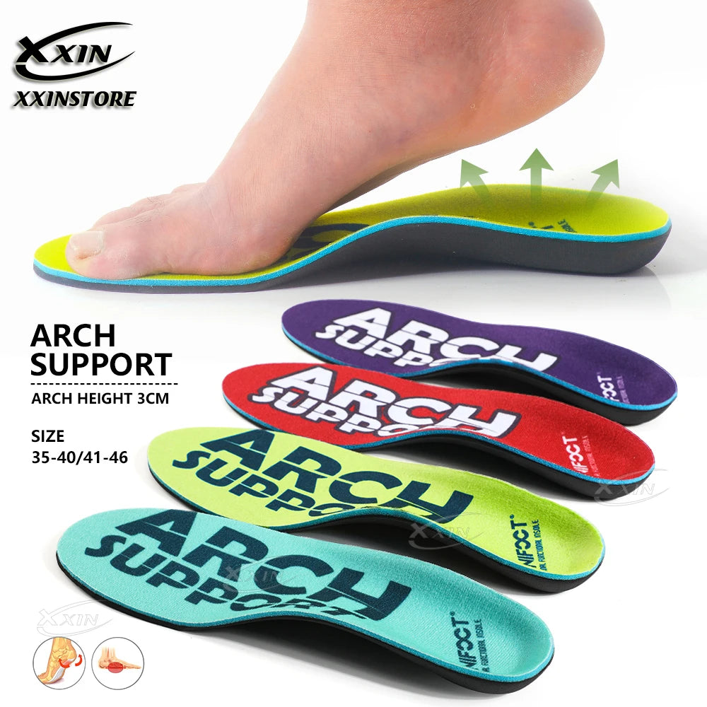 Arch Support Insoles for Flat Feet | Orthopedic Shoe Pads