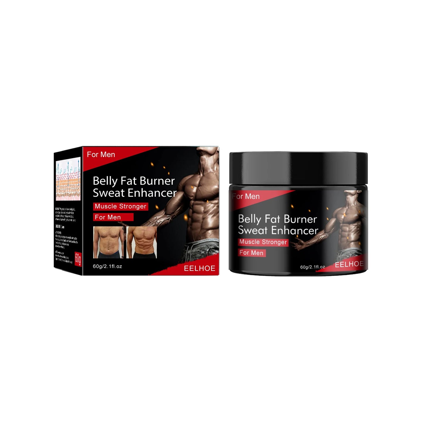 Men's Sculpting Cream for Muscle Definition & Fat Reduction