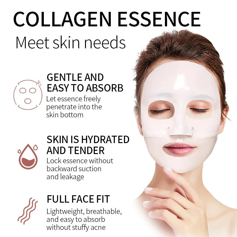 Hydrating Moisturizing Collagen Face Mask for Glowing Skin