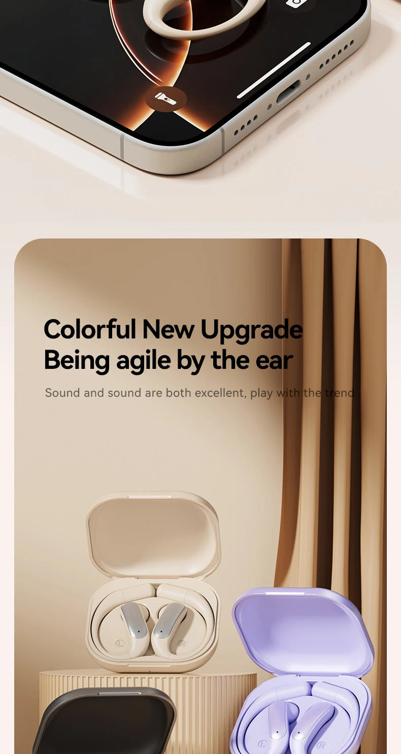 Wireless ANC Bluetooth Earphones with Real-time Translation