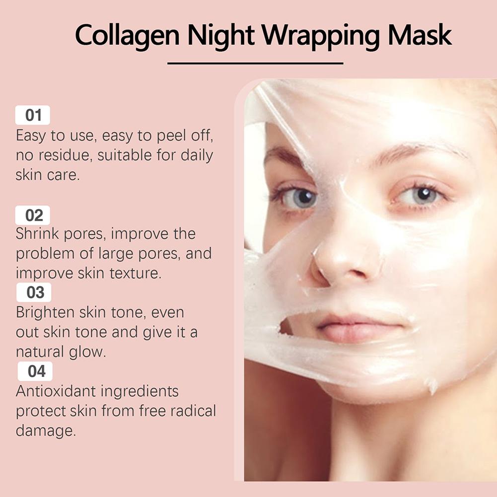 Hydrating Collagen Tear-Off Mask | Anti-Wrinkle Skin Care