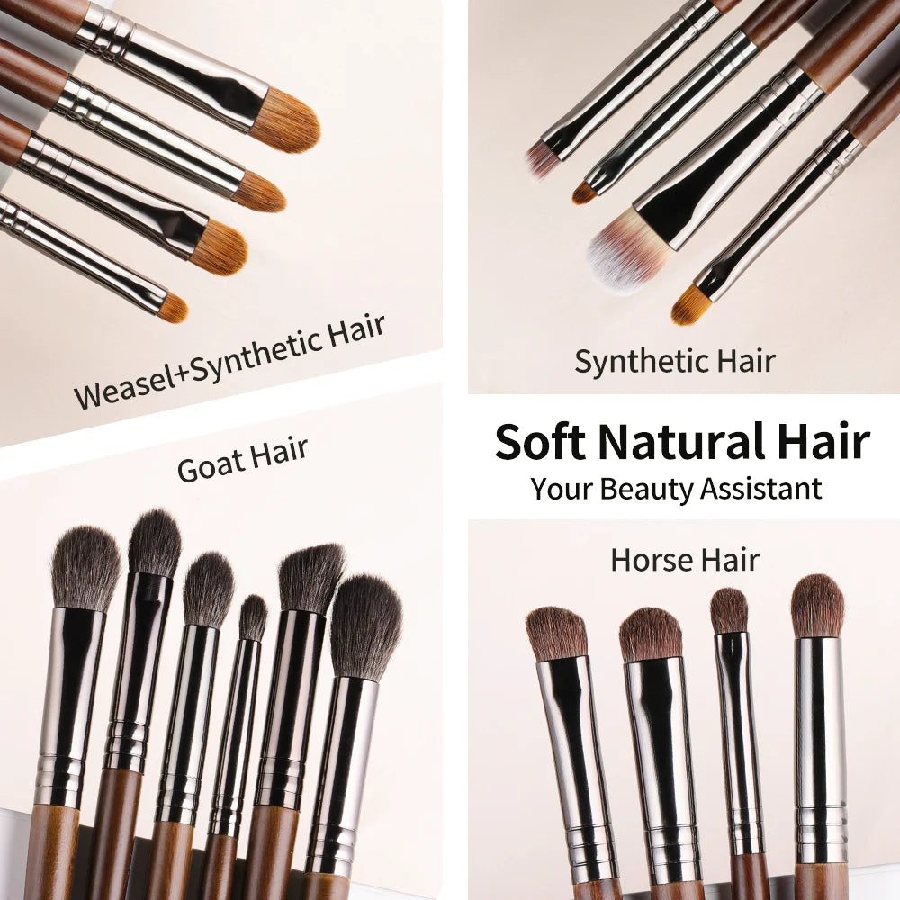 Natural Goat Hair Eyeshadow Brush | Flawless Makeup Application
