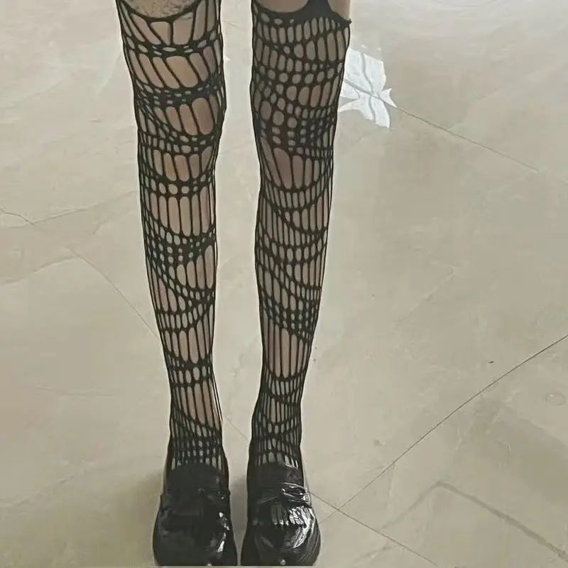 Long Sexy Fishnet Stockings for Women | Embrace Gothic Style