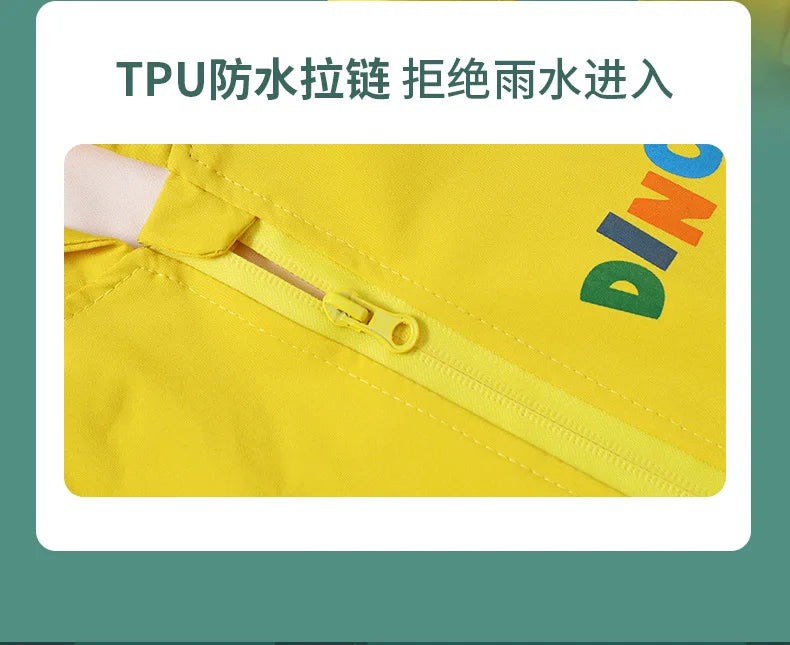 Children's Thickened Raincoat | Durable Outdoor Rain Gear